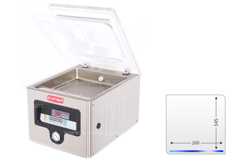 Máquina de embalaje del vacío de la sola cámara de DZ260-2