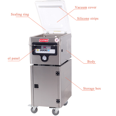 Máquina de embalaje del vacío de la sola cámara de DZ300-9